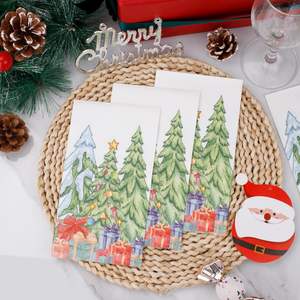 Serviettes jetables <span class=keywords><strong>de</strong></span> <span class=keywords><strong>Noël</strong></span> 3 plis <span class=keywords><strong>de</strong></span> qualité supérieure Arbres <span class=keywords><strong>de</strong></span> <span class=keywords><strong>Noël</strong></span> Serviettes <span class=keywords><strong>en</strong></span> <span class=keywords><strong>papier</strong></span> Serviettes jetables pour la fête <span class=keywords><strong>de</strong></span> <span class=keywords><strong>Noël</strong></span> - Product Image 6
