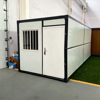 Maison préfabriquée pliable de 20 pieds pour chantier de construction, bureau pliable, maison modulaire pliable, maison préfabriquée