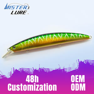 Señuelo de Pesca MISTER LURE de 150 mm y 24.7 g, Señuelo Duro Tipo Minnow con Bib Corto, Color Personalizado OEM, Señuelo de Pesca de Agua Dulce - Product Image 1