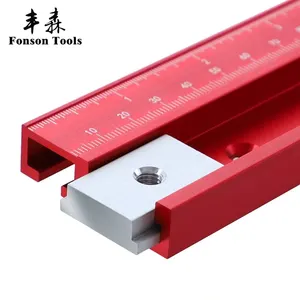 Woodworking Chute Slider Limit Guide Rail Push Scale Scale Electric Circular Saw Flip Table Workbench Diy Modification