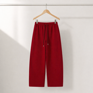 <span class=keywords><strong>Pantaloni</strong></span> Sportivi da Donna <span class=keywords><strong>con</strong></span> <span class=keywords><strong>Elastico</strong></span> <span class=keywords><strong>in</strong></span> <span class=keywords><strong>Vita</strong></span>, Coulisse, Vestibilità Regolare, Rossi Tinta Unita, Casual, <span class=keywords><strong>in</strong></span> Misto Lana, Caldi - Product Image 5