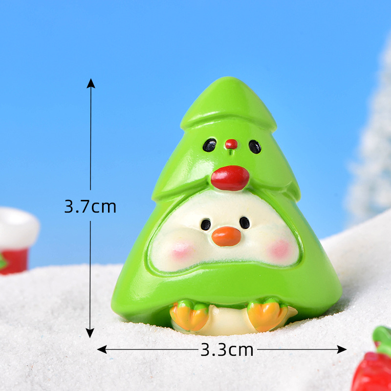 6-Arbre de Noël Mignon Canard Vert Clair