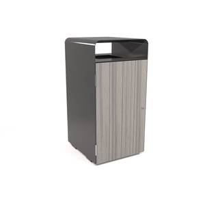 Outdoor Steel <strong>Trash</strong> Bin Custom Sorting Metal Waste <strong>Segregation</strong> Bin Factory Wholesale Street Dustbin - Product Image 6