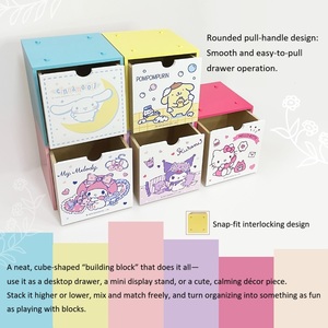 Cajón Fácil de Sacar con Esquinas Redondeadas, Organizador de Madera Personalizado, Almacenamiento Apilable, Caja de Cajones Transparente - Product Image 5