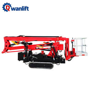 12m Hot <strong>Sale</strong> Diesel Engine Hydraulic Arm Telescopic <strong>Tracked</strong> Crawler Articulated Boom Lift Spider Lift - Product Image 2