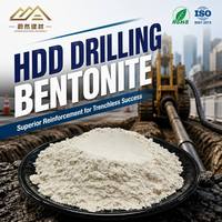 Bentonite de sodium pour forage directionnel horizontal (HDD) : anti-affaissement, faible perte de fluide API, haute teneur en colloïdes, poudre à flux libre