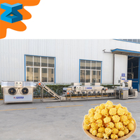 Ligne de production automatique de pop-corn |   Machine à Popcorn Commerciale au Gaz |   Prix d'usine à haut rendement