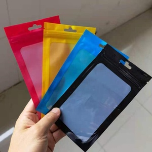 Premium özel alüminyum folyo fermuarlı çantalar renkli plastik takı kozmetik küçük iş perakende ambalaj için Emballage - Product Image 6