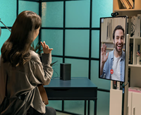 Televisi Pintar Interaktif 32 Inci dengan Layar Sentuh LCD Monitor Seluler, Panel 2K Android 11, TV Berputar