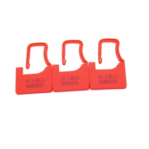 Scellé antivol en acier et ABS avec certification <span class=keywords><strong>ISO</strong></span>/C-TPAT pour numérotation de chariots et étiquettes médicales jetables - Product Image 1