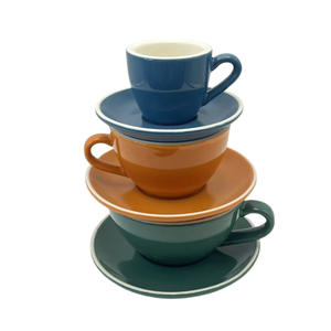European Minimalist Style Custom Color Ceramic Coffee <b>Cup</b> Espresso <b>Cup</b> Tea <b>Cup</b> <b>Set</b> for the Family Hotel Restaurant - Product Image 6
