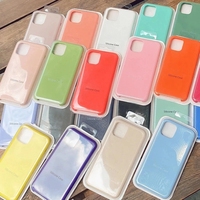 Coque souple en Silicone liquide TPU, étui coloré pour iPhone 11 /12/13/14 ProvMax