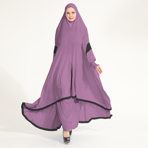 Best Seller Maxi Long Sleeve Middle East Arabic Islamic Clothing Robe Women Modest <strong>Abaya</strong> Muslim Dress for Ladies - Product Image 5