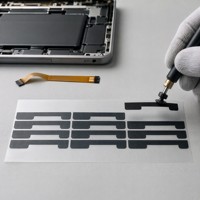 Ruban adhésif double face acrylique 3M 467 découpé sur mesure, 0,275 mm, adhérence élevée, bande crantée pour collage de modules FPC de batterie électronique