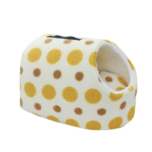 Cama para Mascotas Semicerrada, Suave y Linda, Cómoda Cama para Gatos, Casa de Juegos para Perros y Gatos con Cojín, Casa Calmante para Perros para el Invierno - Product Image 5