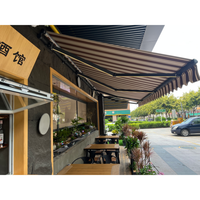 Vente directe usine – Auvent de terrasse motorisé rétractable mural étanche avec barre de torsion pour balcon, terrasse commerciale 3*2M