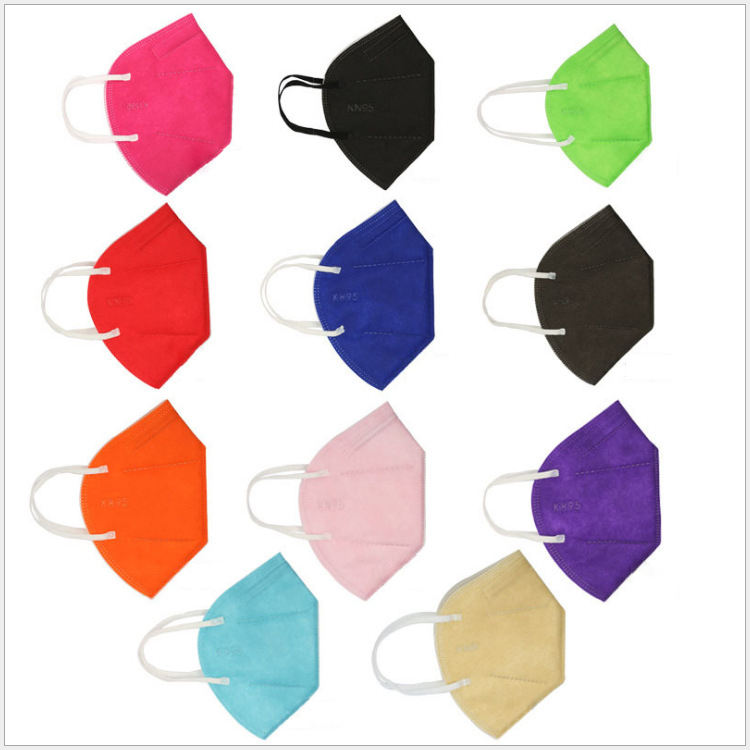 Colored Mascarillas Medical 5 Layer Respirator 10 Pcs Wholesale Face Protect Mascarillad Mascaras 3d Ffp2 Kn95 Mask