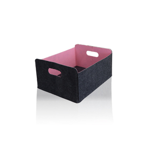 <span class=keywords><strong>Cesta</strong></span> de Almacenamiento Ecológica con Logotipo Personalizado al por Mayor, <span class=keywords><strong>Cesta</strong></span> de Almacenamiento de Fieltro para el Hogar y la Oficina, Estantería para Libros, Juguetes, Ropa - Product Image 3