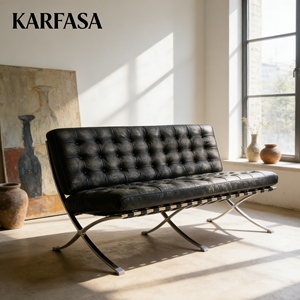 Ghế <span class=keywords><strong>Barcelona</strong></span> Series Hiện Đại Sang Trọng Da Thật Thép Không Gỉ Ghế Phòng Khách Ghế Thư Giãn Nội Thất Phòng Khách - Product Image 5