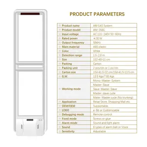 Moda Antena de alarme antiroubo Fábrica fornecimento direto e-Bit AM-056C DSP controle remoto EAS AM sistema de detecção Com sugestão de voz