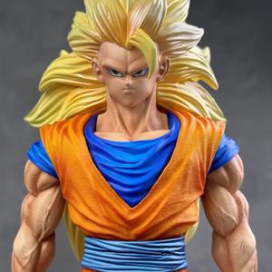 Meilleures ventes en gros OEM Figurine d'action en PVC et vinyle <span class=keywords><strong>DBZ</strong></span> Son Goku Super Saiyan 3 Vegeta Manga Goku Super Saiyan 3 - Product Image 3