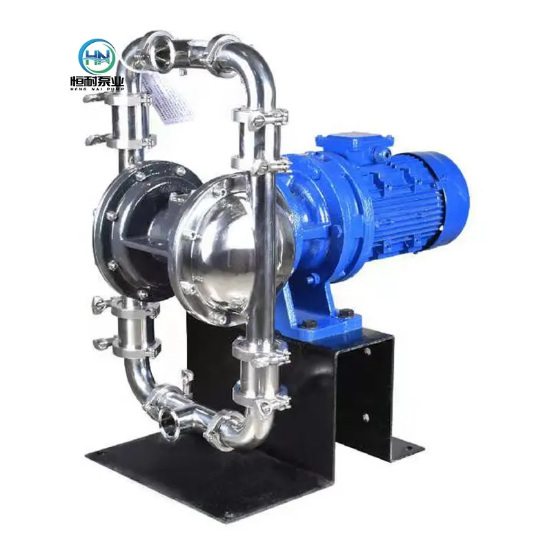 diaphragm pump 220v Hot sale potato marmalade food grade diaphragm pump DBY Double Membrane Electric drive diaphragm pump