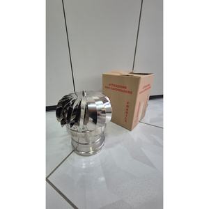 Campana de Chimenea Giratoria Impulsada por el Viento, Acero Inoxidable 304, Certificación KIWA, Independiente, Hecha en Italia, para Extracción de Gases de Combustión - Product Image 6
