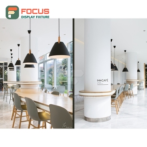 Commercial Coffee Merchandise Display Rack Wood Grain Finish Tall Vertical Display Roastery Product Display Rack - Product Image 6