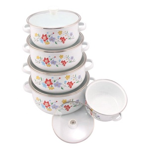 Ensemble d'ustensiles de cuisine pour casseroles, <span class=keywords><strong>en</strong></span> émail céramique, pour la cuisson des aliments, offre spéciale, 5 pièces, 673DG - Product Image 5