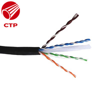 Câbles de communication OEM/ODM personnalisés en longueur et couleur, câble CAT6a 500 MHz+, performances élevées, blindage en aluminium Mylar, certifié CE, vente en gros