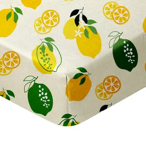 Conjunto de folhas de berço personalizado, conjunto de lençol de berço com almofada para troca de cobertura para bebês fornecedores