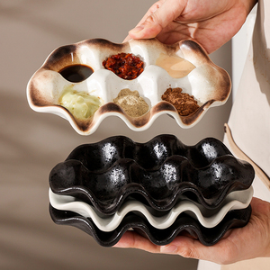 Hàn Quốc tối giản chia gia vị nước sốt nhúng tấm nước sốt Bát ngâm nước sốt món ăn - Product Image 1