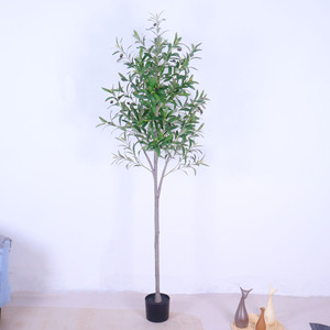 Arbre d'<span class=keywords><strong>olivier</strong></span> artificiel d'intérieur à <span class=keywords><strong>prix</strong></span> d'usine avec fruits verts artificiels décoratifs en plastique pour Pâques, Nouvel An, Remise de diplôme - Product Image 3