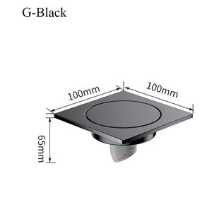 Grille de douche linéaire longue en acier inoxydable SUS 304, insert de carrelage pour sol, drain de douche YOTO Watermark pour salle de bain - Product Image 1