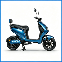 1000W 60V Battery Powered Electric Motorbike Front Disc Rear Drum Brake System, Compact Body CBU CKD Container Shipment