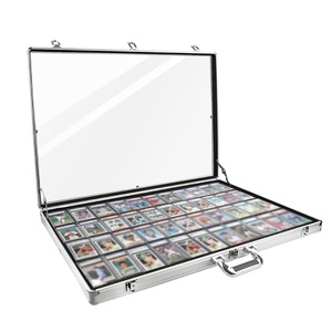 Hot Sale Modern Aluminum Anti-Rust Secure Graded Card Display Suite Case with Handle Customizable - Product Image 1