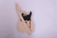 TC Factory DIY Semi-finished Electric Guitar Kits with Maple Neck & Fingerboard Basswood