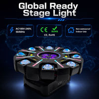 Projecteur de scène à 8 bras Bee Eye, lumière mobile RGBW LED Laser DMX512, contrôle automatique du son pour les événements DJ, les spectacles en club