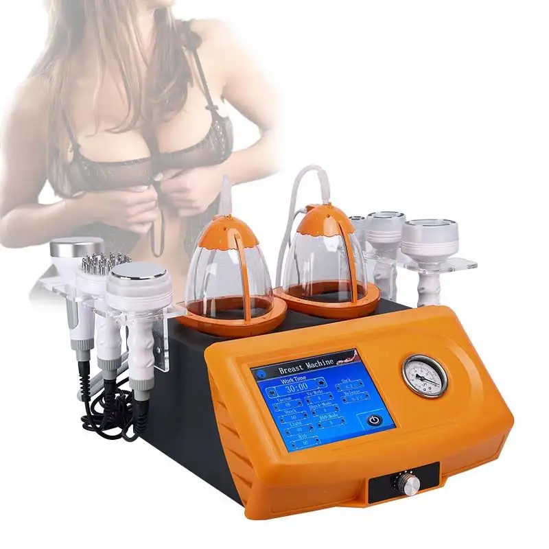 Sete em um 80k rf massageador calor, máquina de elevação a vácuo, aumento dos seios, máquina de terapia