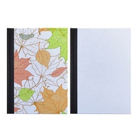 Journal de tissus vierges A4/A5 double face imprimable avec logo personnalisé pour bricolage Carnet de notes cartonné avec sublimation