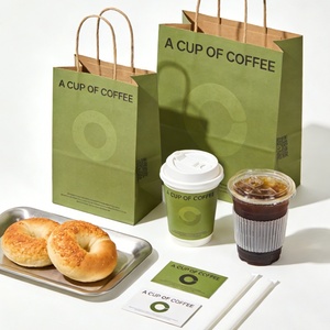 Gobelets en papier personnalisés avec impression offset, 8oz et 12oz, à double paroi isolée, pour café expresso, boissons chaudes, emballage en gros pour cafés - Product Image 2