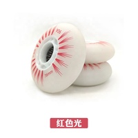 YSMLE En Gros Roues de Skate Lumineuses 90A 80MM pour Slalom Freestyle, Roues de Roller Flash en PU 110MM