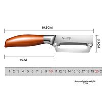 Éplucheur manuel professionnel en acier inoxydable pour canne à sucre, melon d'hiver, laitue, citrouille – Outil commercial pour peaux dures