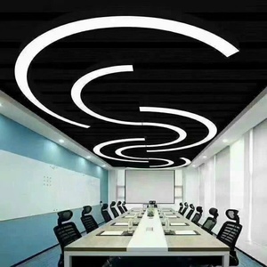 <span class=keywords><strong>Diamètre</strong></span> 600mm intérieur haute puissance maison supermarché bibliothèque monté suspension latte bureau plafond suspendu led lumière linéaire - Product Image 5