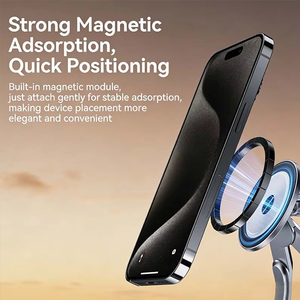 Support <span class=keywords><strong>portable</strong></span> ergonomique pour ordinateur <span class=keywords><strong>portable</strong></span>, réglable en hauteur, en alliage d'aluminium magnétique, pliable, support universel pour téléphone <span class=keywords><strong>portable</strong></span> et tablette - Product Image 4