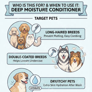 Après-shampoing <span class=keywords><strong>d</strong></span>émêlant concentré 10:1 pour chiens et chats, marque privée, à l'<span class=keywords><strong>avoine</strong></span> biologique et au beurre de karité, adoucissant naturel - Product Image 2