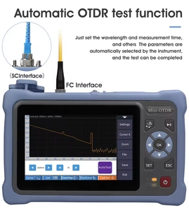 Venta al por mayor descuento NK4000 Mini OTDR Tester 1310/1550nm pantalla táctil equipo de fibra óptica de mano multifunción Pon VFL Opm - Product Image 3