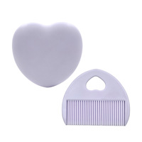 Miroir cosmétique pliable personnalisé à double face avec éclairage et loupe de poche - Cadeau de maquillage portable pour femmes