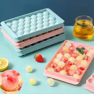 <span class=keywords><strong>Mini</strong></span> bandeja de cubitos de hielo de plástico redonda más vendida, fabricante de bolas de liberación fácil y gratis para helado, nueva herramienta Flexible para <span class=keywords><strong>Mini</strong></span> cubitos de hielo - Product Image 1