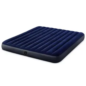 Matelas Gonflable Pliant Intex Série 64755 pour Camping Extérieur, Grand Lit Gonflable King Size, Mobilier de Maison, Matelas Gonflable Moelleux - Product Image 1